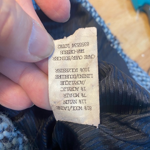 Cynthia Steffe Blue Tweed Skirt Set - Picture 12 of 12